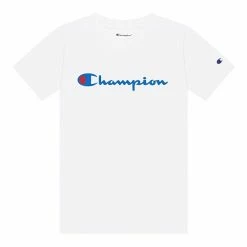 Boys 8-20 Champion® Script Tee Electric Cyan