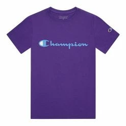 Boys 8-20 Champion® Script Tee Electric Cyan -Champion shop unnamed file 3276