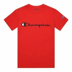 Boys 8-20 Champion® Script Tee Electric Cyan -Champion shop unnamed file 3277