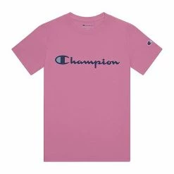Boys 8-20 Champion® Script Tee Electric Cyan -Champion shop unnamed file 3279