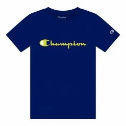 Boys 8-20 Champion® Script Tee Electric Cyan -Champion shop unnamed file 3280