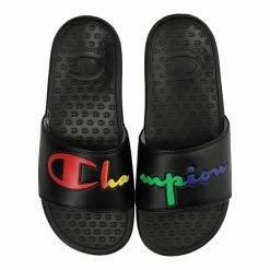 Women's Champion® Super Slide Sandals Black Rainbow 10 Women's Champion® Super Slide Sandals Black Rainbow -Champion shop unnamed file 3300
