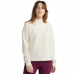 Women's Champion® Powerblend Mockneck Top Paper Orchid