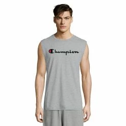 Men's Champion® Logo Graphic Muscle Tee Laser Orange Pe Hthr -Champion shop unnamed file 3325