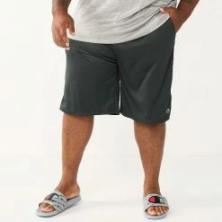 Big & Tall Champion® Sport Shorts Black -Champion shop unnamed file 3355