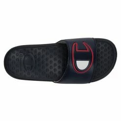 Champion® Super Slide Solid Kids' Slide Sandals Black Scarlet 5 Champion® Super Slide Solid Kids' Slide Sandals Black Scarlet -Champion shop unnamed file 3391
