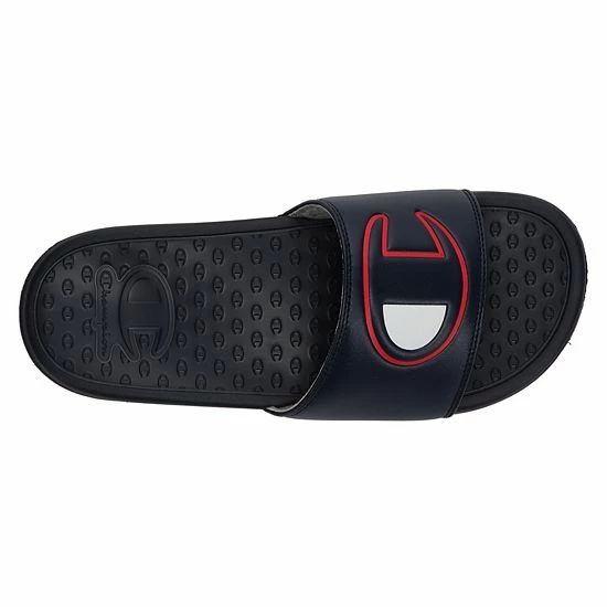 Champion® Super Slide Solid Kids' Slide Sandals Black Scarlet Champion® Super Slide Solid Kids' Slide Sandals Black Scarlet -Champion shop unnamed file 3391