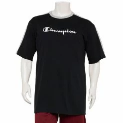 Big & Tall Champion® Football Stripe Tee Red