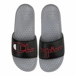 Champion® Super Slide Split Script Men's Slide Sandals Black Concrete 6 Champion® Super Slide Split Script Men's Slide Sandals Black Concrete -Champion shop unnamed file 3403