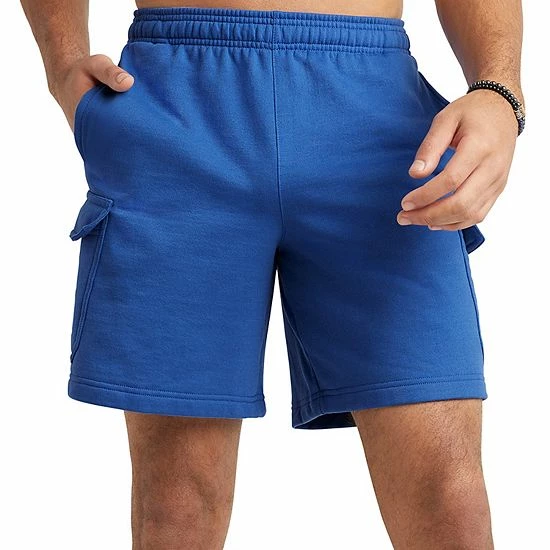 Men's Champion® Powerblend Fleece Cargo Shorts Bright Royal Men's Champion® Powerblend Fleece Cargo Shorts Bright Royal -Champion shop unnamed file 3411