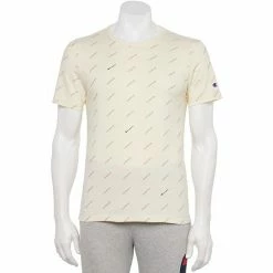 Men's Champion® Sportstyle Logo Tee Tossed Script White -Champion shop unnamed file 3428