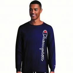 Men's Champion Logo Pajama Tee Gray -Champion shop unnamed file 3510