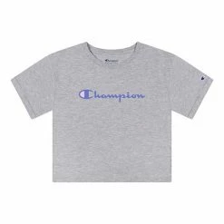 Girls 7-16 Champion® Classic Script Boxy Tee Pink Candy -Champion shop unnamed file 3580