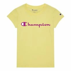 Girls 7-16 Champion® Signature Script Graphic Tee White Pink