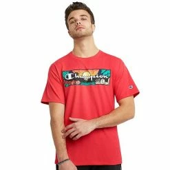 Men's Champion® Graphic Tee Black -Champion shop unnamed file 3613