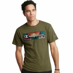Men's Champion® Graphic Tee Black -Champion shop unnamed file 3614