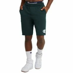 Men's Champion® Powerblend Fleece Shorts Lakeside Green -Champion shop unnamed file 3644