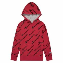 Boys 4-7 Champion Script Fleece Pullover Hoodie Black -Champion shop unnamed file 3655