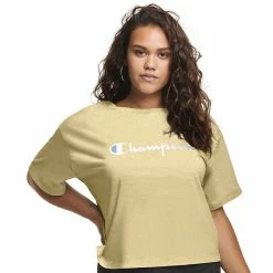 Plus Size Champion® Graphic Crop Tee Green Reef -Champion shop unnamed file 3678