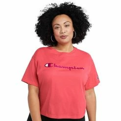 Plus Size Champion® Graphic Crop Tee Green Reef -Champion shop unnamed file 3680