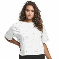 Plus Size Champion® Graphic Crop Tee Green Reef -Champion shop unnamed file 3687