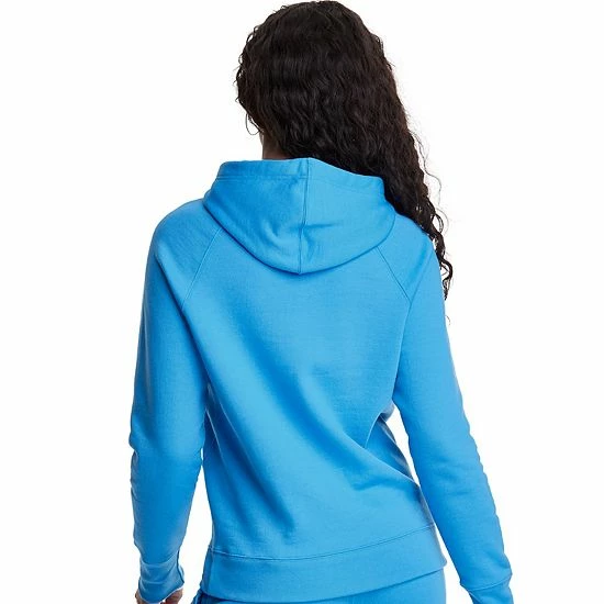 Women's Champion® Powerblend Fleece Hoodie Oxford Gray 4 Women's Champion® Powerblend Fleece Hoodie Oxford Gray - Image 2