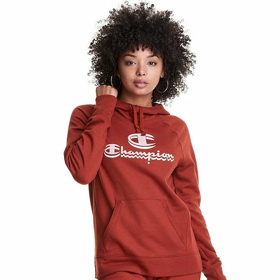 Women's Champion® Powerblend Fleece Hoodie Oxford Gray 13 Women's Champion® Powerblend Fleece Hoodie Oxford Gray - Image 11