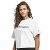 Plus Size Champion® Cropped Graphic Tee White -Champion shop unnamed file 3745