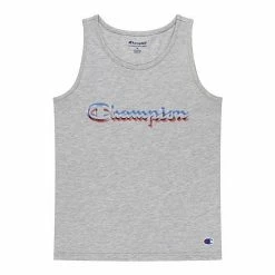 Boys 8-20 Champion® Aberration Script Tank Oxford Heather