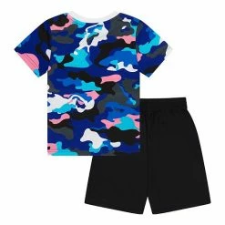 Boys 4-7 Champion Abstract Camo Graphic Tee & Shorts Set Macho Pink Abstract -Champion shop unnamed file 3756