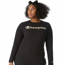 Plus Size Champion® Graphic Tee Black -Champion shop unnamed file 3763