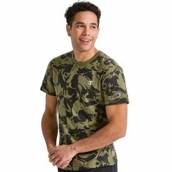 Men's Champion® Brushstroke Camo Tee Camo Cargo Olive Army -Champion shop unnamed file 3767