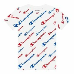 Boys 8-20 Champion® Diagonal Allover Script Tee Scarlet -Champion shop unnamed file 3790