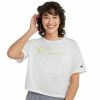 Women's Champion® Crop Graphic Tee White Fresh Teal -Champion shop unnamed file 3821