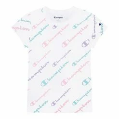 Girls 7-16 Champion Diagonal Script Print Tee White -Champion shop unnamed file 3841
