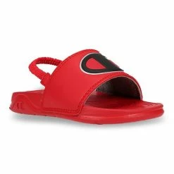 Champion® Mega Slide Big C Baby/Toddler Sandals Scarlet Black