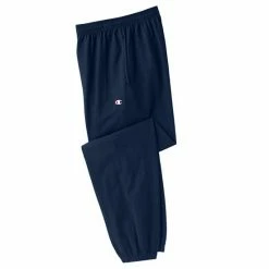 Men's Champion® Cinched Jersey Pants Black -Champion shop unnamed file 388
