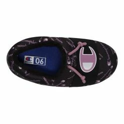 Champion® Academy Script Women's Slippers Dark Berry -Champion shop unnamed file 3891