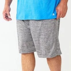 Big & Tall Champion® Solid Performance Shorts Charcoal Heather -Champion shop unnamed file 3954