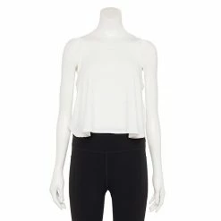 Women's Champion® City Sport Drapey Tank White