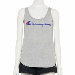 Women's Champion® Classic Graphic Tank Oxford Gray