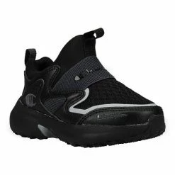 Champion® Gameness Mid-Top Baby/Toddler Pull-On Shoes Black Gray