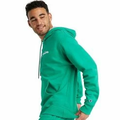 Men's Champion® Powerblend Fleece Graphic Pullover Hoodie Classic Sky Blue -Champion shop unnamed file 41