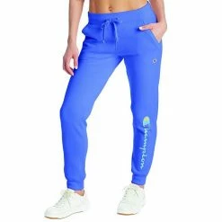 Women's Champion® Powerblend Fleece Graphic Joggers Natural -Champion shop unnamed file 416