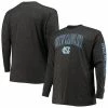Men's Champion Heathered Charcoal North Carolina Tar Heels Big & Tall 2-Hit Long Sleeve T-Shirt 2 Men's Champion Heathered Charcoal North Carolina Tar Heels Big & Tall 2-Hit Long Sleeve T-Shirt -Champion shop unnamed file 4165