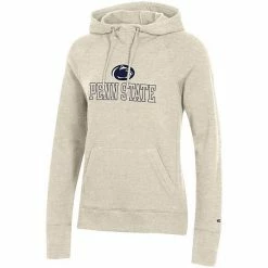 Women's Champion Heathered Oatmeal Penn State Nittany Lions College Seal Pullover Hoodie 4 Women's Champion Heathered Oatmeal Penn State Nittany Lions College Seal Pullover Hoodie -Champion shop unnamed file 4175