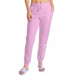 Women's Champion® Powerblend Fleece Graphic Joggers Natural -Champion shop unnamed file 418