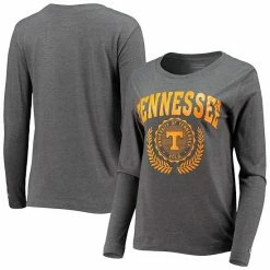 Women's Champion Heathered Charcoal Tennessee Volunteers University Laurels Long Sleeve T-Shirt 3 Women's Champion Heathered Charcoal Tennessee Volunteers University Laurels Long Sleeve T-Shirt -Champion shop unnamed file 4198