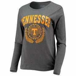 Women's Champion Heathered Charcoal Tennessee Volunteers University Laurels Long Sleeve T-Shirt 4 Women's Champion Heathered Charcoal Tennessee Volunteers University Laurels Long Sleeve T-Shirt -Champion shop unnamed file 4199
