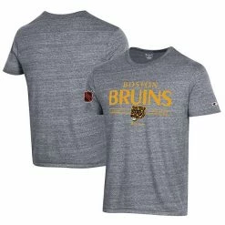 Men's Champion Gray Boston Bruins Tri-Blend T-Shirt -Champion shop unnamed file 4201